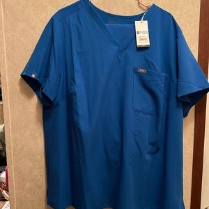 Figs 4XL Royal Blue Scrub Set